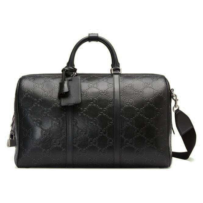 G*u*i gg embossed duffle bag 625768  (44.5*28*24.5cm)